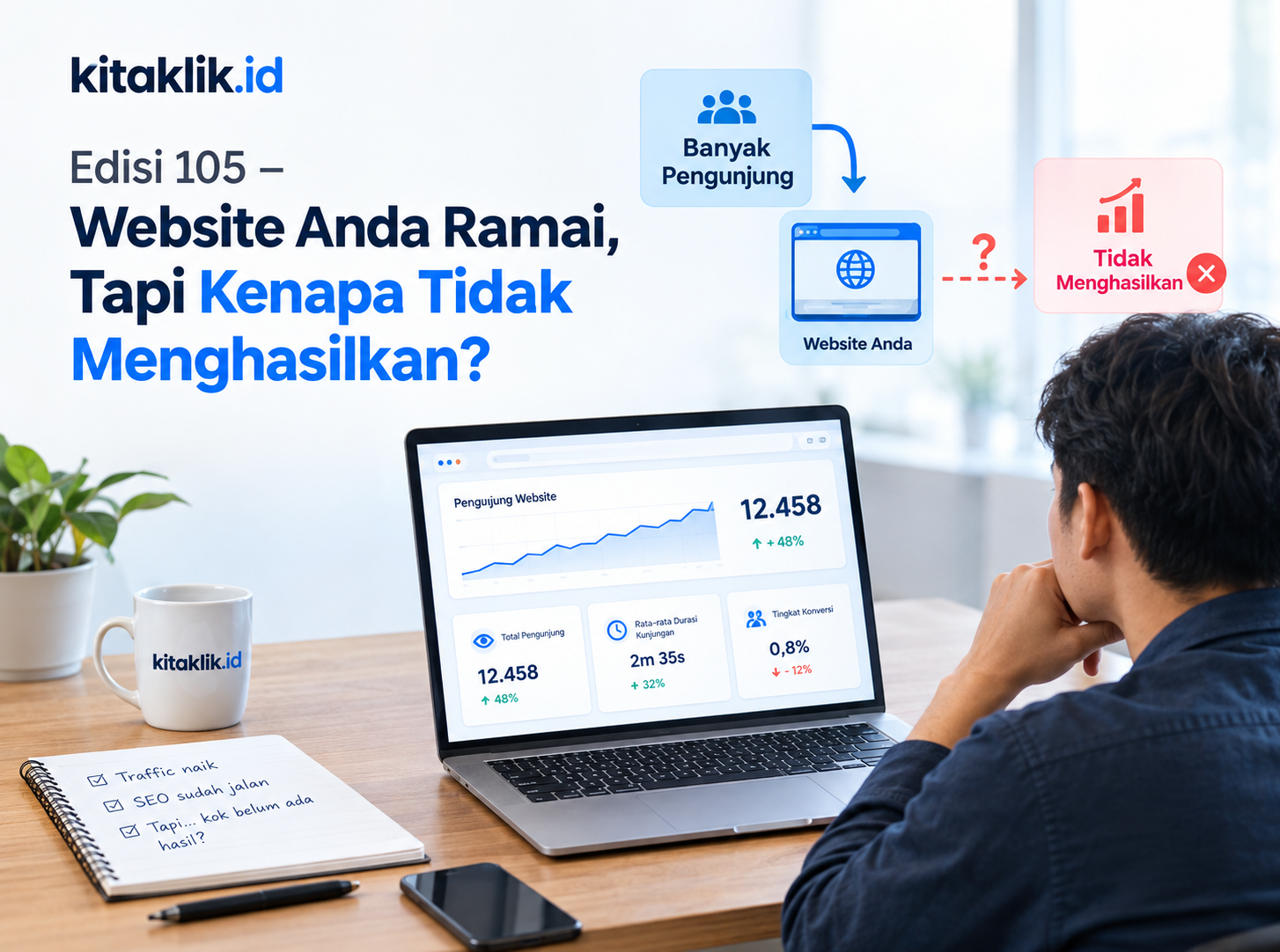 Website Anda Ramai, Tapi Kenapa Tidak Menghasilkan?
